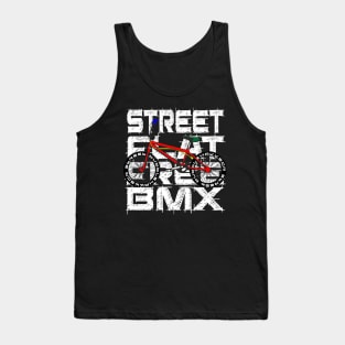 BMX SPORT FLATSTREET FREESTYLE GIFT SHIRT WHITE GESCHENK SHIRT WEISS Tank Top